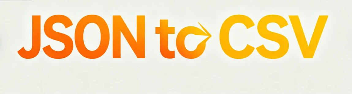 JSON to CSV tool preview